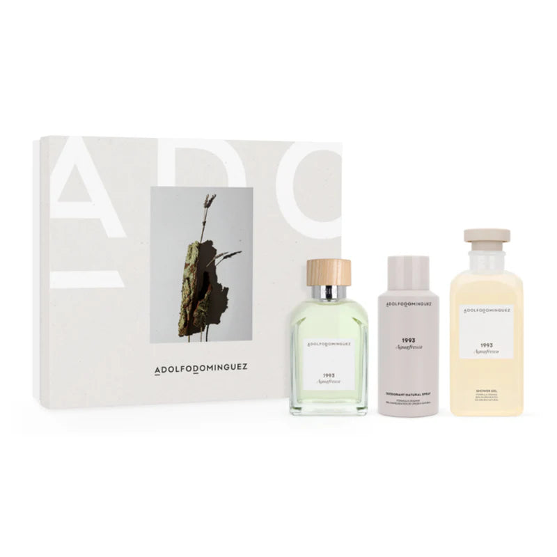 Adolfo Dominguez 1993 Agua Fresca EDT 200ml + Gel 400ml + Deo 150m