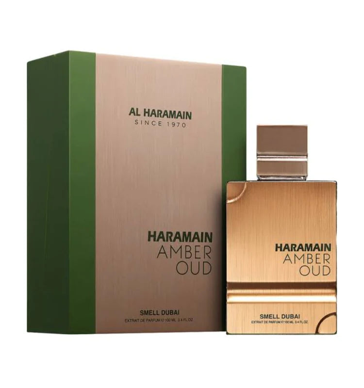 Perfume Amber Oud Smell Dubai Extrait de Parfum 100 ml Al Haramain