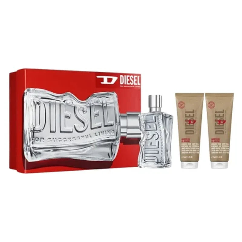 Set Perfume D by Diesel for Successful Living EDT 100 ml + Gel de Ducha 2x75 ml 2023