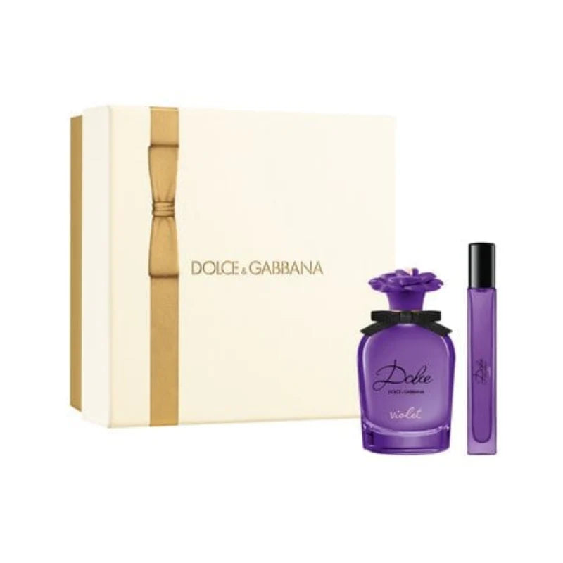 Set Perfume Dolce Violet EDT 75 ml + Mini 10 ml Mujer de Dolce  And  Gabbana