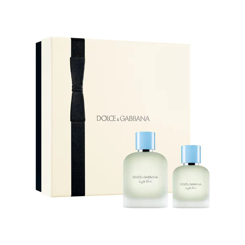Set Perfume Dolce Gabbana Light Blue Pour Homme EDT 100 ml + 50 ml